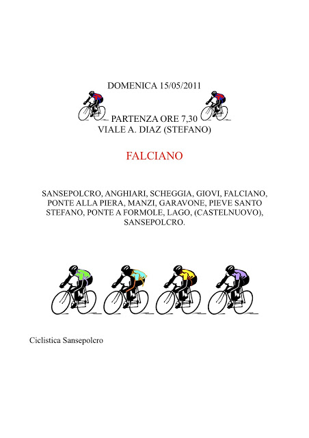 Giro Domenica 15 Maggio 2011